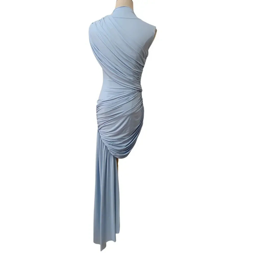 DE LA VALI ravenna mini dress In Blue US 2 - Picture 7 of 9